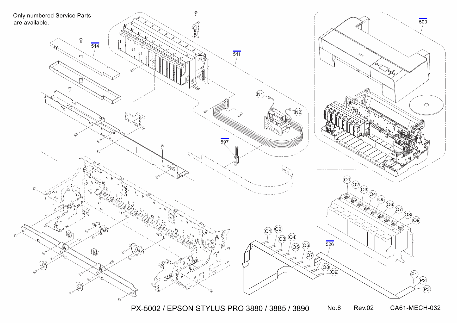 EPSON StylusPro 3880 3885 3890 Parts Manual-6